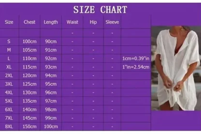 Solid Loose Fit Cover-up - Image 7
