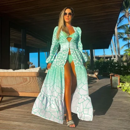 Evil Eye Long Dress Cover-up - Image 3