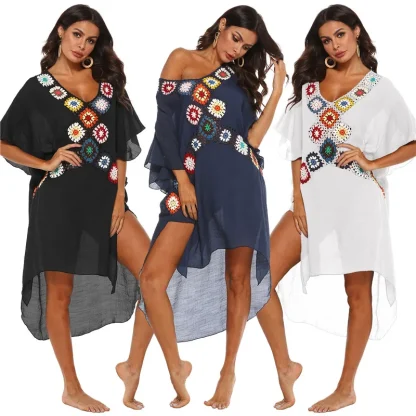 Irregular Hem Dress Cover-up - Image 7