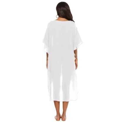 Irregular Hem Dress Cover-up - Image 4