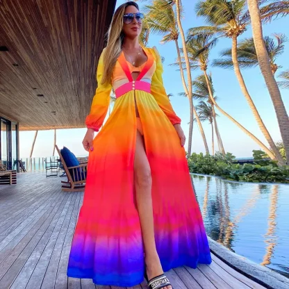 Evil Eye Long Dress Cover-up - Image 2