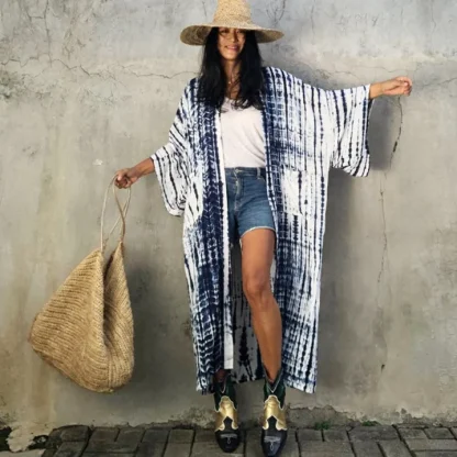 Tie Dye Long Dress Cover-ups - Image 5
