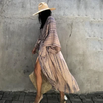 Tie Dye Long Dress Cover-ups - Image 4