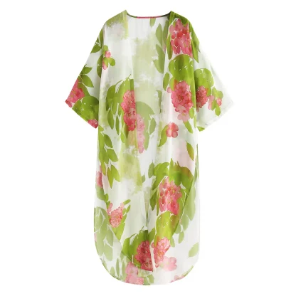 Soft Flowy Kimono Cover-ups - Image 2