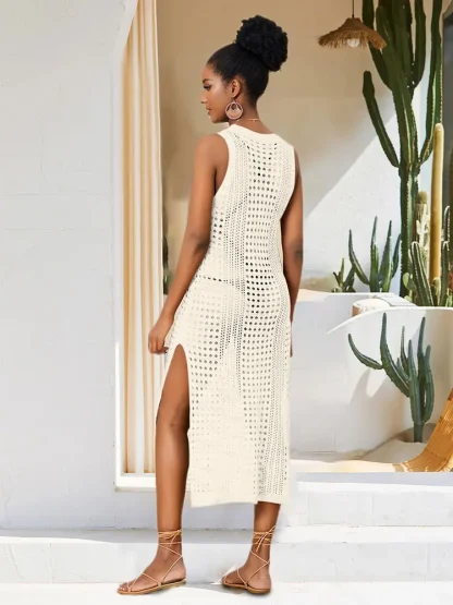 Sleeveless Side Slit Cover-up - Image 3