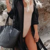 Button-down Dress Cover-up - Image 5