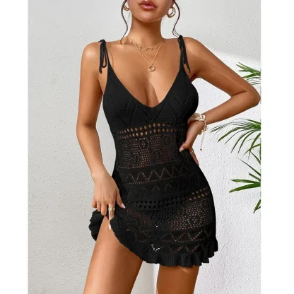 See-through Mini Dress Cover-ups - Image 6