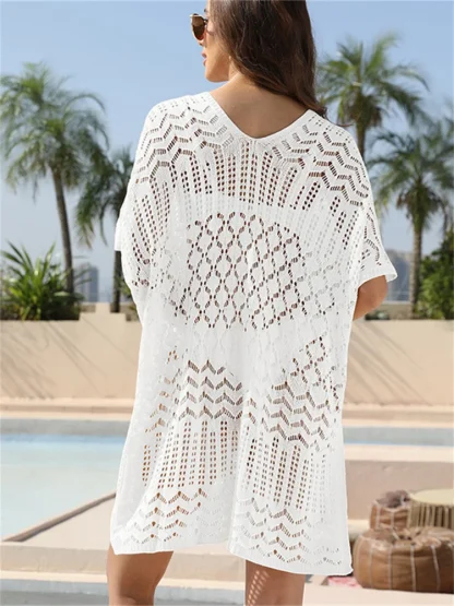Knitted V-neck Cover-ups - Image 6