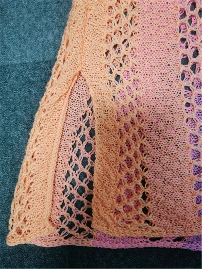 V-neck Hollow Out Dress Cover-up - Image 7