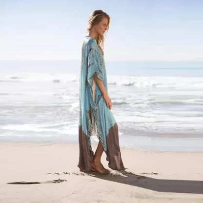 V-neck Soft Maxi Dress Cover-up - Image 3