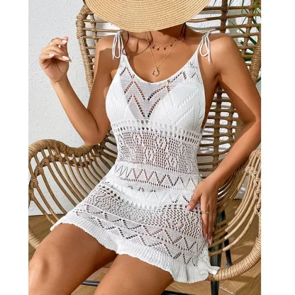 See-through Mini Dress Cover-ups - Image 3