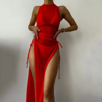 See-through High Slit Cover-up - Image 3