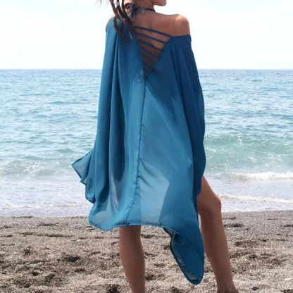 Soft See-through Dress Cover-up - Image 2