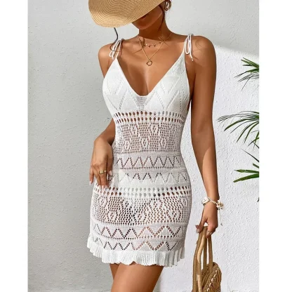 See-through Mini Dress Cover-ups