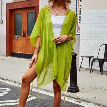 Soft Sheer Cardigan Cover-ups - Image 2
