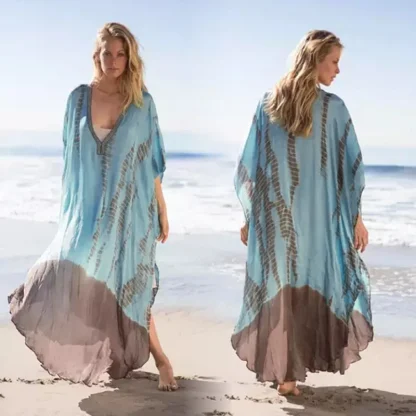 V-neck Soft Maxi Dress Cover-up - Image 5