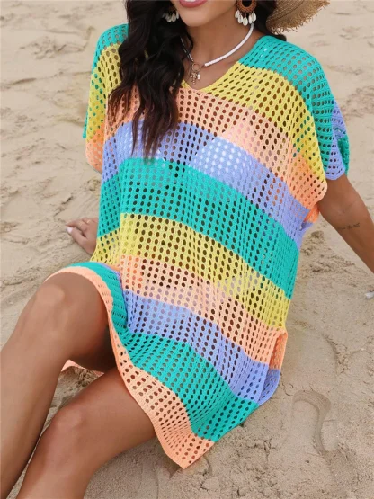 Fishnet Tunic Dress Cover-up