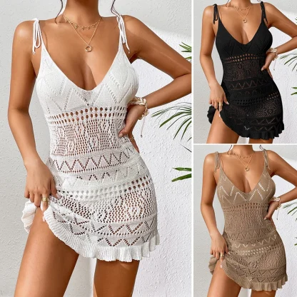 Knitted Tie Strap Cover-ups - Image 6
