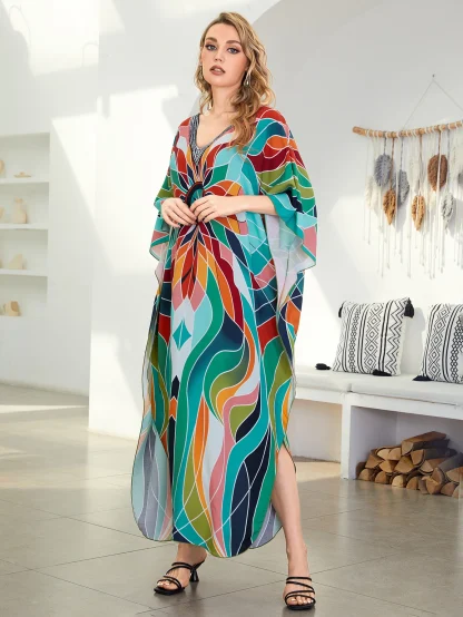 Maxi Boho-style Cover-up - Image 2