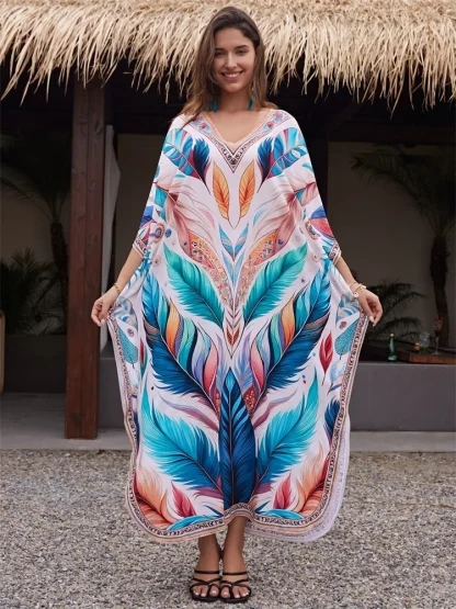 Printed Boho Style Cover-up