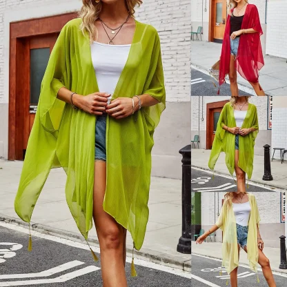 Soft Sheer Cardigan Cover-ups - Image 6