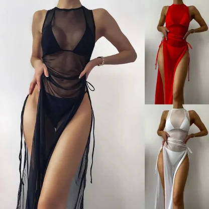 See-through High Slit Cover-up - Image 6