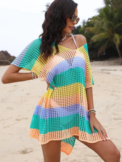 Fishnet Tunic Dress Cover-up - Image 3