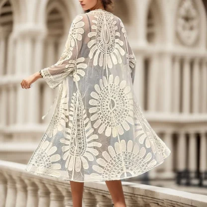 See-through Kimono Cover-up - Image 4