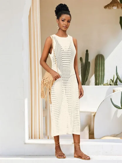 Sleeveless Side Slit Cover-up - Image 5