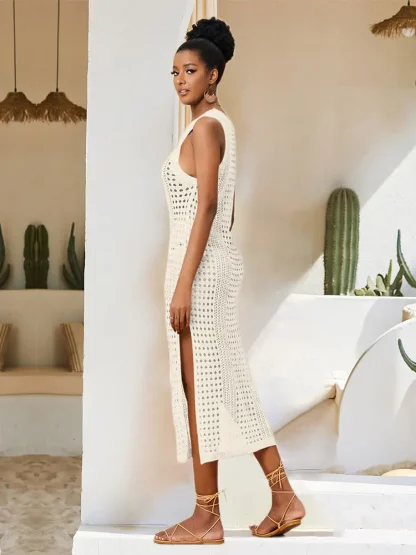 Sleeveless Side Slit Cover-up - Image 6