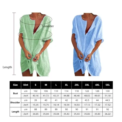 Solid Mini Dress Cover-ups - Image 7