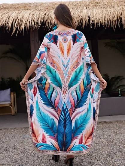 Printed Boho Style Cover-up - Image 2