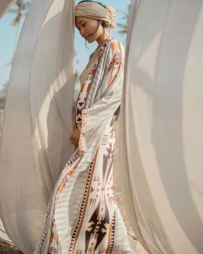 Bohemian Printed Cover-up - Image 2