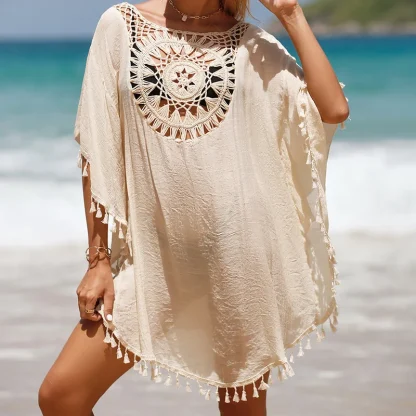 Tunic Hollow Out Cover-ups - Image 4
