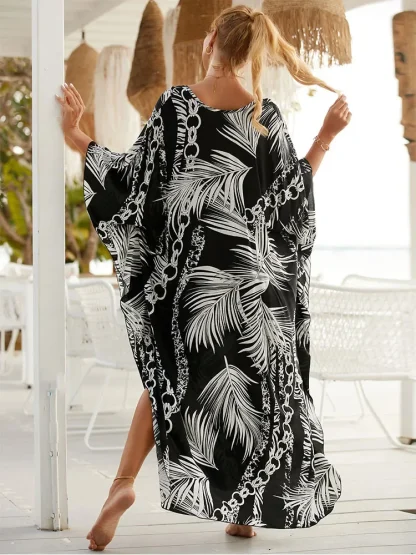 V-neck Maxi Dress Cover-ups - Image 3