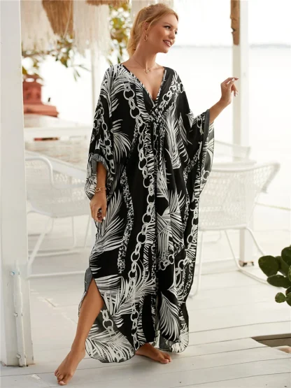 V-neck Maxi Dress Cover-ups - Image 6