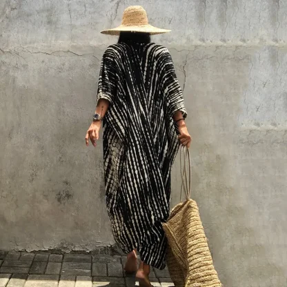 Open Front Tie Dye Cover-ups - Image 2