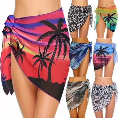 Printed Sarong Cover-ups - Image 6