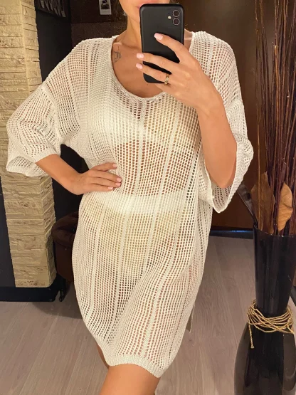 See-through Tunic Cover-up - Image 4