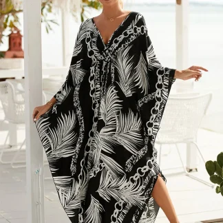 V-neck Maxi Dress Cover-ups