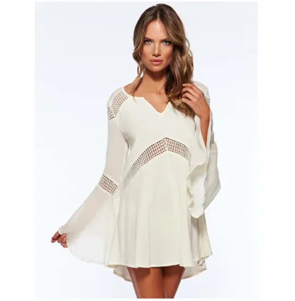 Chic V-neck Dress Cover-ups - Image 5