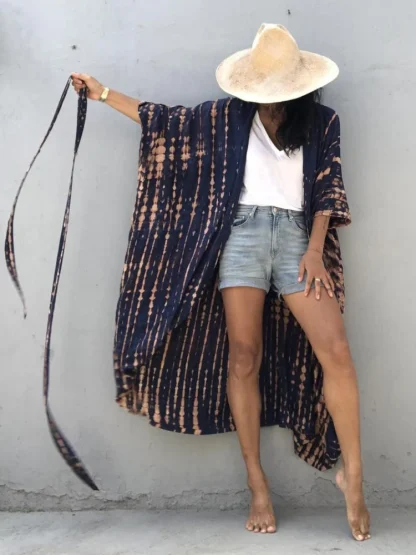 Tie Dye Kimono Cover-ups - Image 4