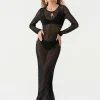 See-through Maxi Dress Cover-up - Image 4